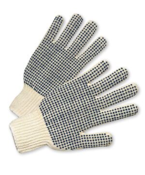 1-Sided PVC Dot Gloves (Large)
