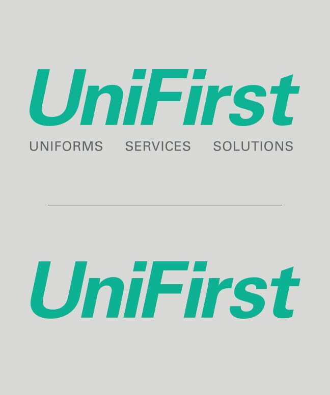 UniFirst logo's approved for use in media.
