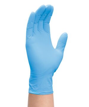 3 Mil Industrial Nitrile Gloves (Lt. Blue, Large)