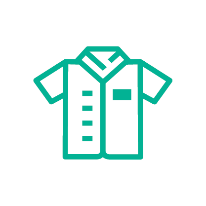 button-down uniform shirt icon