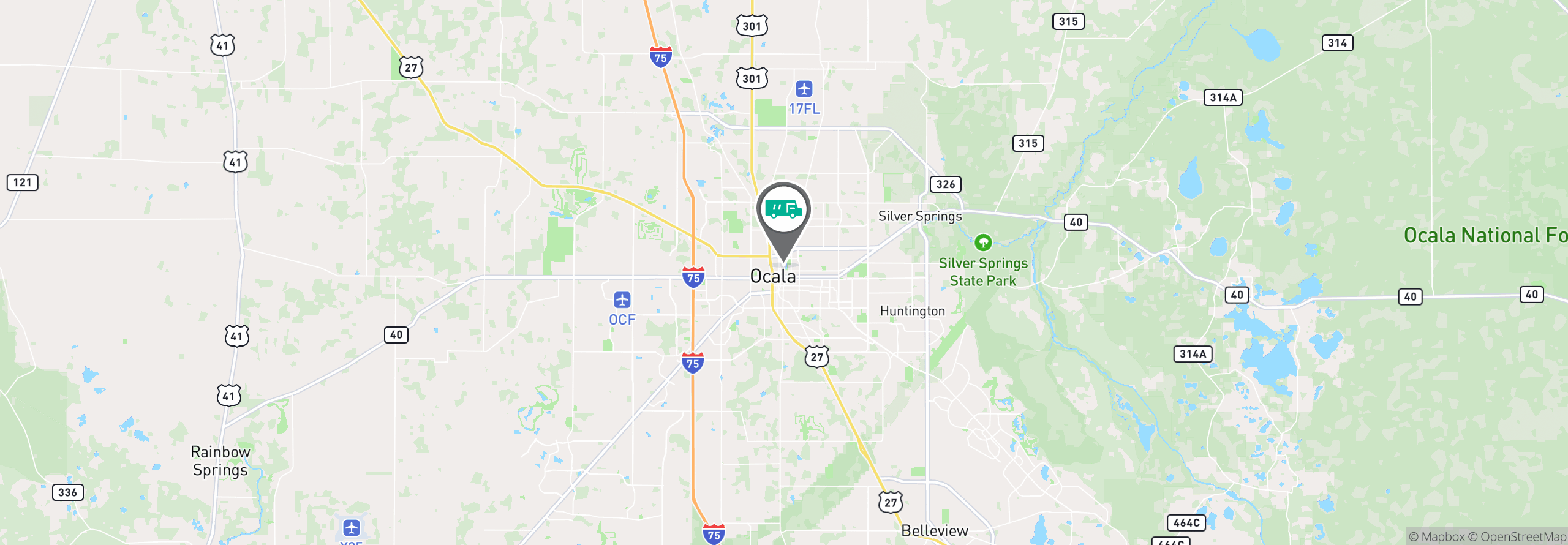 Map Image For ocala fl uniforms