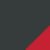 Black/Red/Charcoal