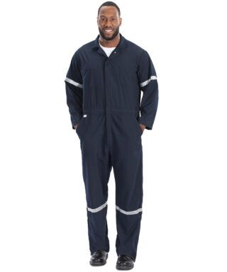 Flame Resistant Hi Vis UltraSoft® Coveralls for PPE Programs